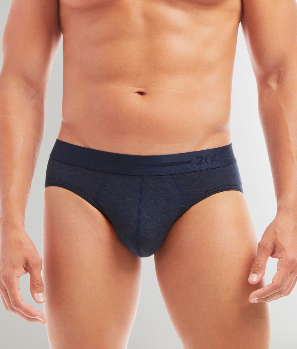 2(X)IST Luxe Low Rise Brief Navy-blazer