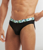 2(X)IST SLIQ Low Rise Brief Black-beauty-w-eames-circles