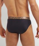 2(X)IST SLIQ Low Rise Brief Black-beauty-w-golden-links