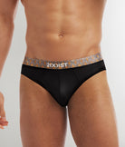 2(X)IST SLIQ Low Rise Brief Black-beauty-w-golden-links