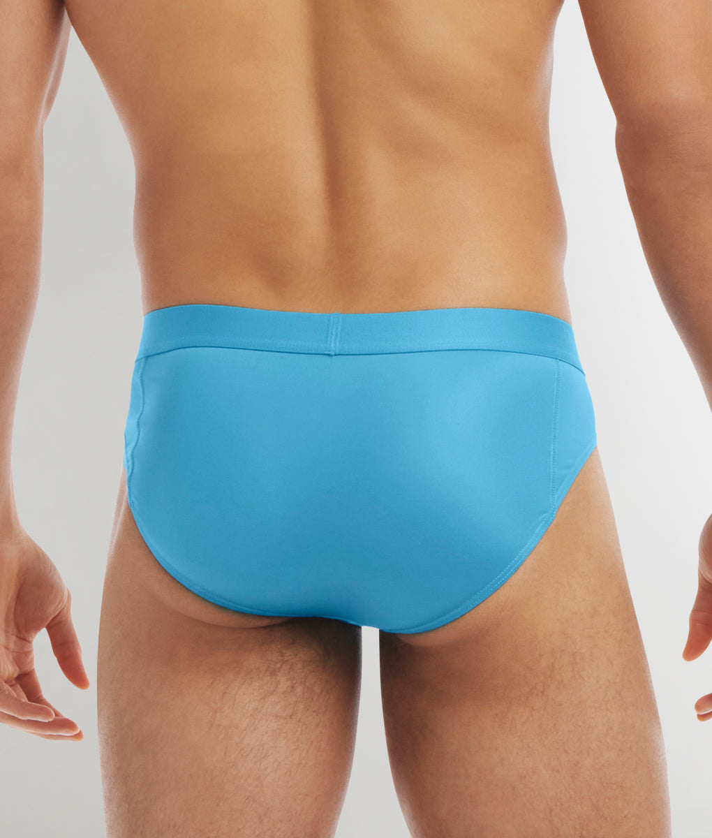 2(X)IST SLIQ Low Rise Brief Malibu-blue