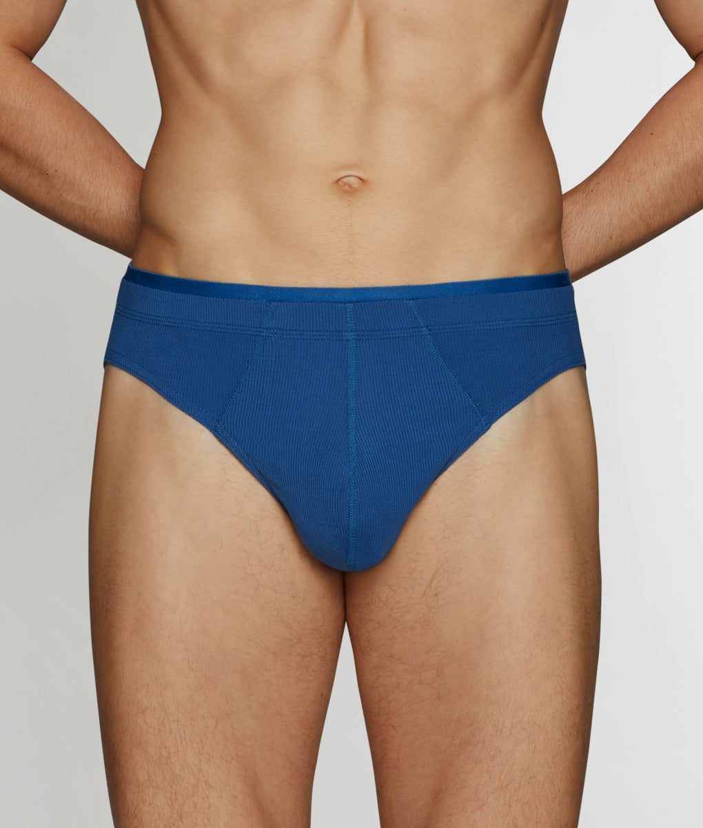 2(X)ist 2xist men navy blue Modal Rib hip bikini underwear size XL