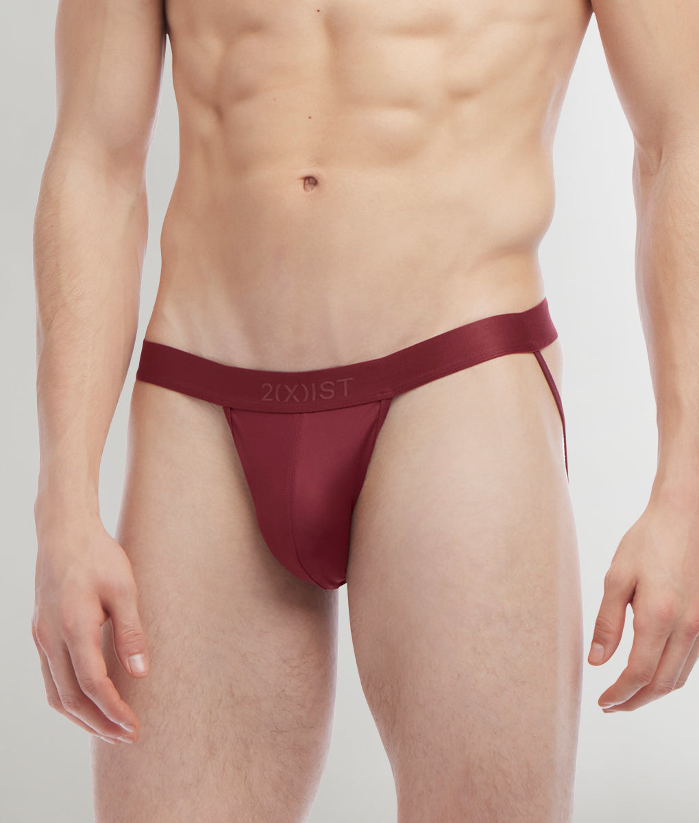 2(X)IST SLIQ Jockstrap Burgundy