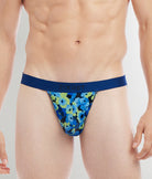 2(X)IST Sliq Jockstrap Ghost-flower