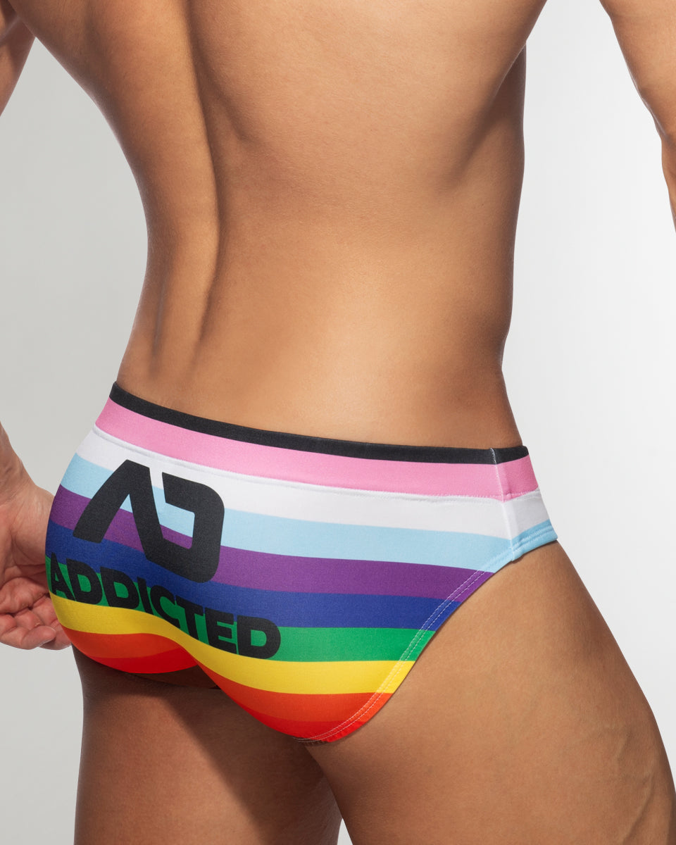 Addicted Inclusive Rainbow Swim Brief Addicted Inclusive Rainbow Swim Brief Rainbow