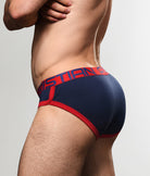 Andrew Christian CoolFlex Modal Tagless Show-It Brief Navy