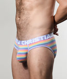 Andrew Christian Baby Unicorn Stripe Almost Naked Brief Purple