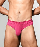 Andrew Christian Almost Naked Sensual Rib Brief Wine