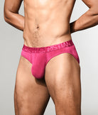 Andrew Christian Almost Naked Sensual Rib Brief Wine