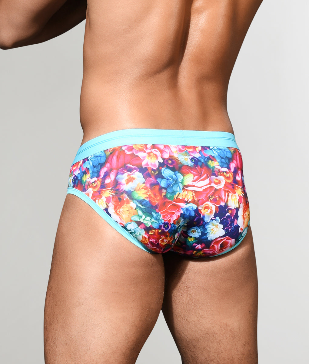 Andrew Christian Almost Naked Botanical Eco Rainforest Brief Multi