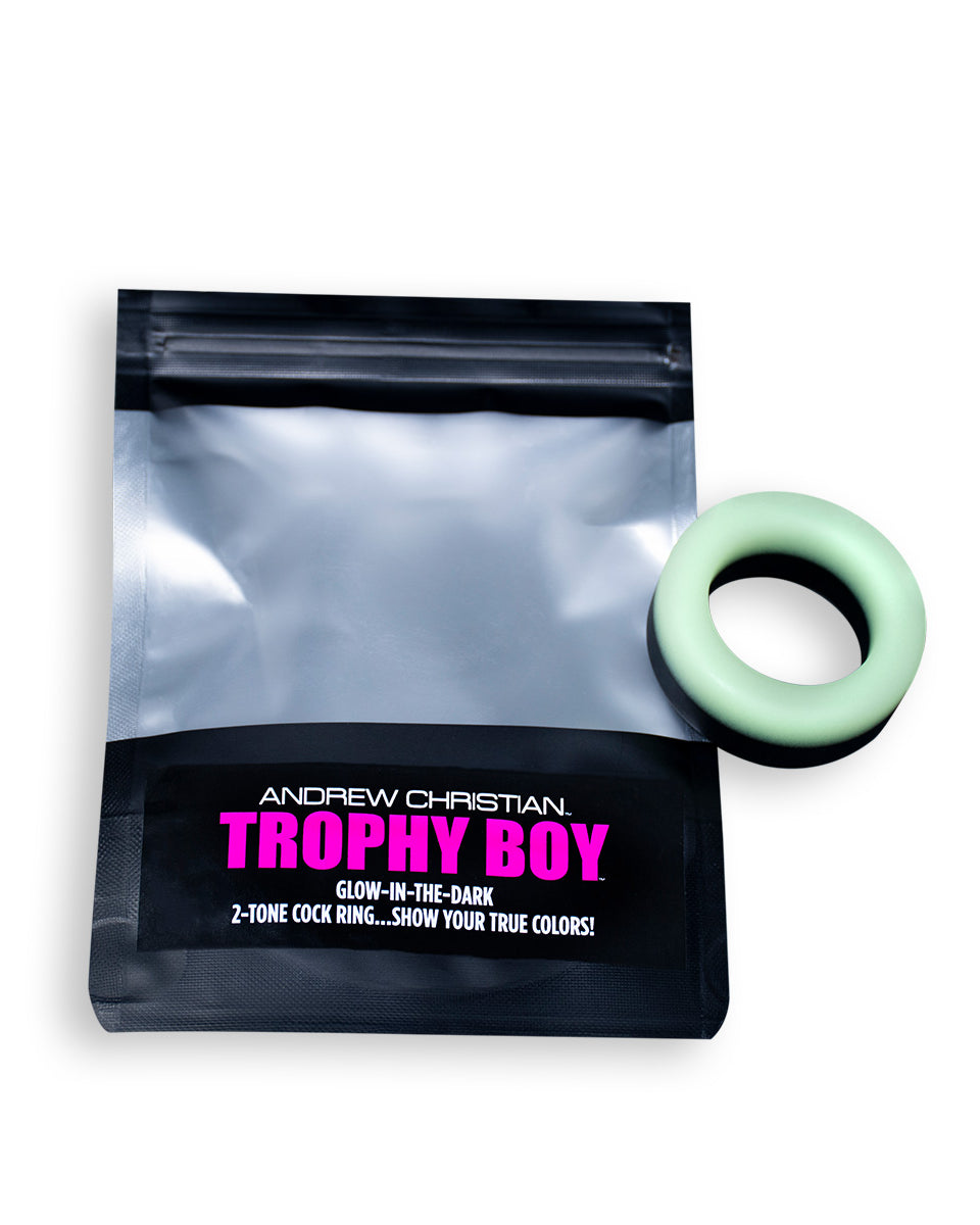 Andrew Christian TROPHY BOY 2-Tone Glow In The Dark Cock Ring Andrew Christian TROPHY BOY 2-Tone Glow In The Dark Cock Ring Glow