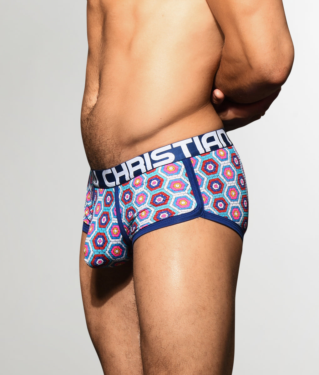 Andrew Christian Doorbuster! Almost Naked Carlton Mesh Trunk Multi