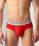 Barcode Berlin Hip Nad Brief Red-white