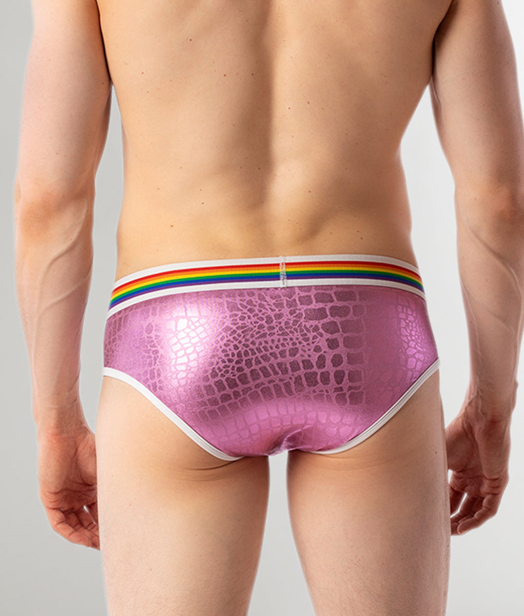 Barcode Berlin Pride Biser Brief Neonpink-white