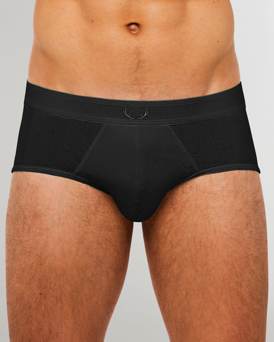 Bluebuck Recycled Cotton Brief Bluebuck Recycled Cotton Brief Black