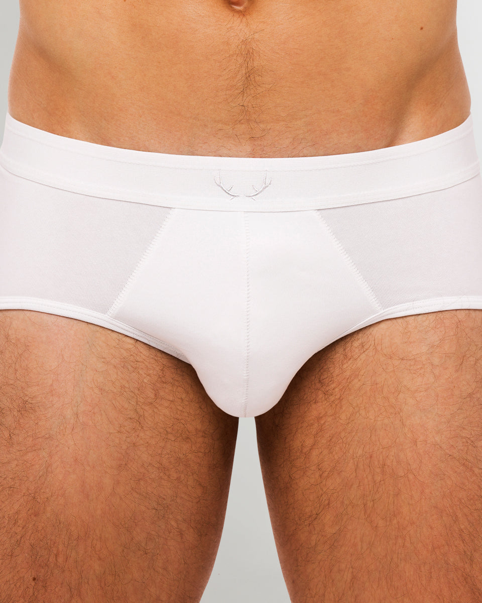 Bluebuck Recycled Cotton Brief Bluebuck Recycled Cotton Brief White