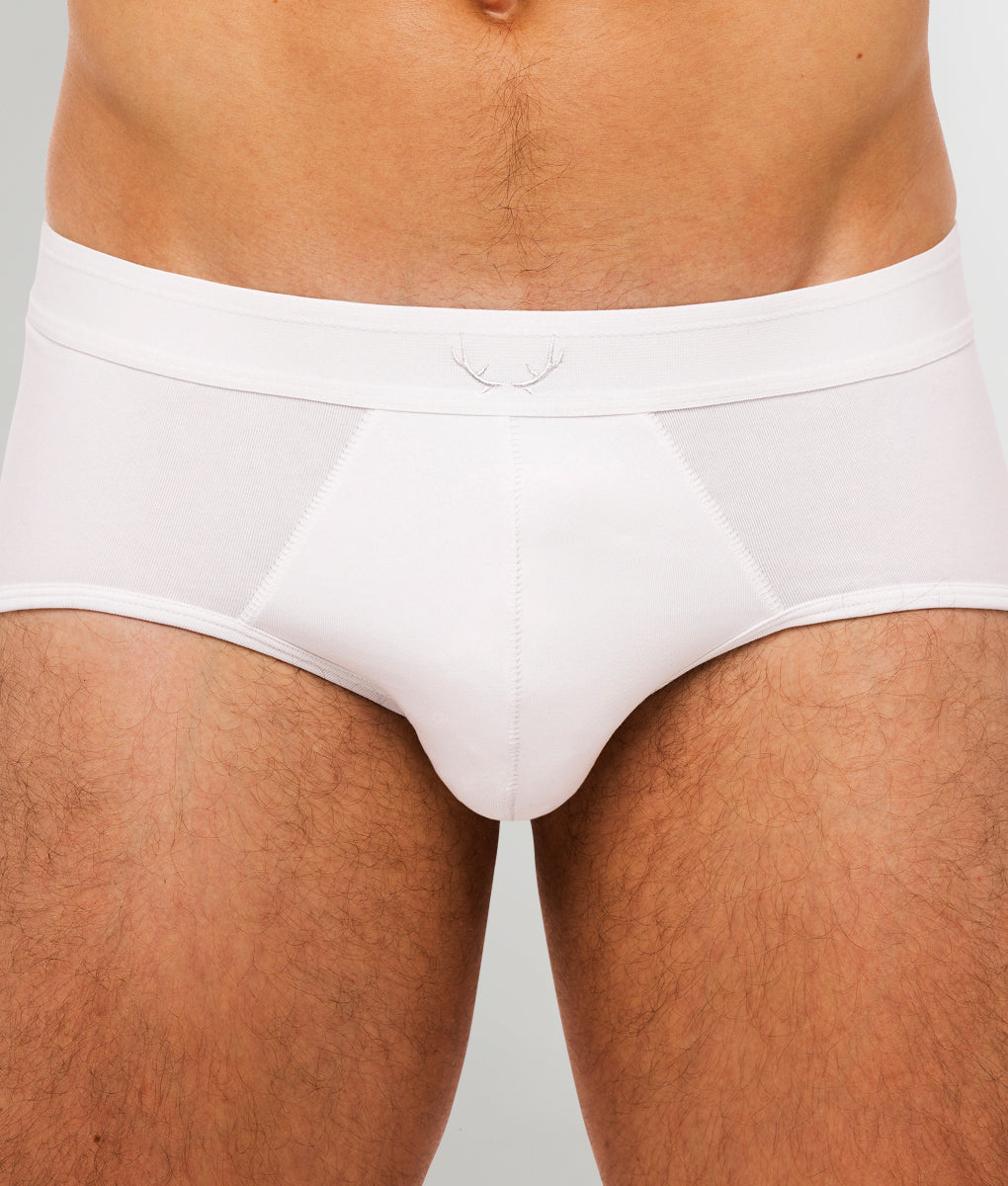 Bluebuck Recycled Cotton Brief Bluebuck Recycled Cotton Brief White