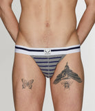 Bluebuck Nautical Jockstrap Bluebuck Nautical Jockstrap Grey-navy-stripes