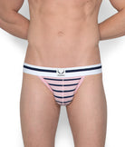 Bluebuck Nautical Jockstrap Bluebuck Nautical Jockstrap Pink-navy-stripes