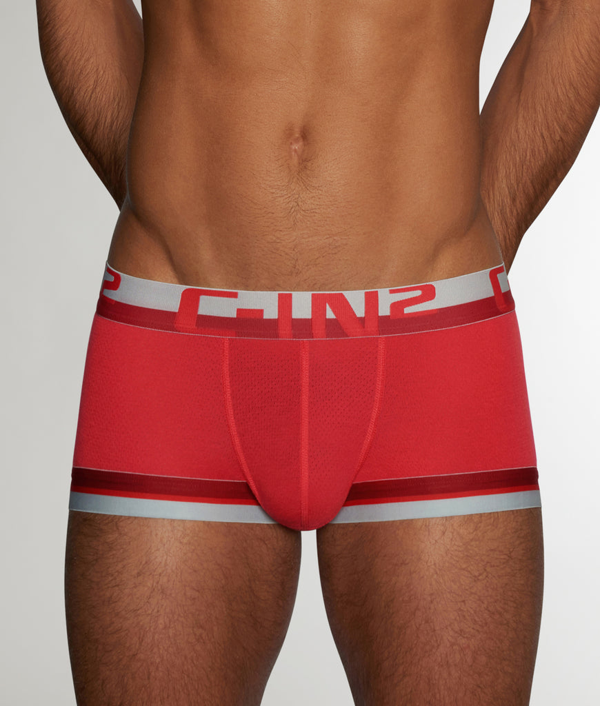 C-IN2 Underwear - Hard Core Punt Trunk Bravado Red (2760-608)