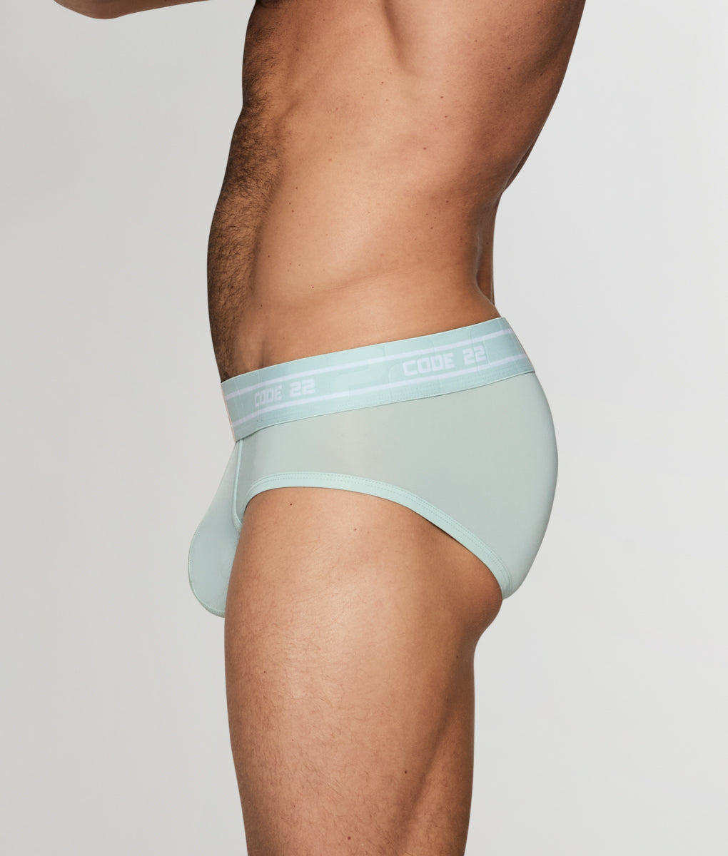 CODE 22 Secret Garden Brief Green