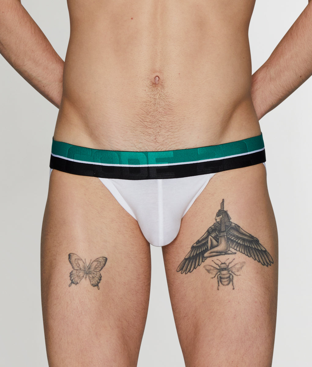 CODE 22 Palm Tree Jockstrap CODE 22 Palm Tree Jockstrap White