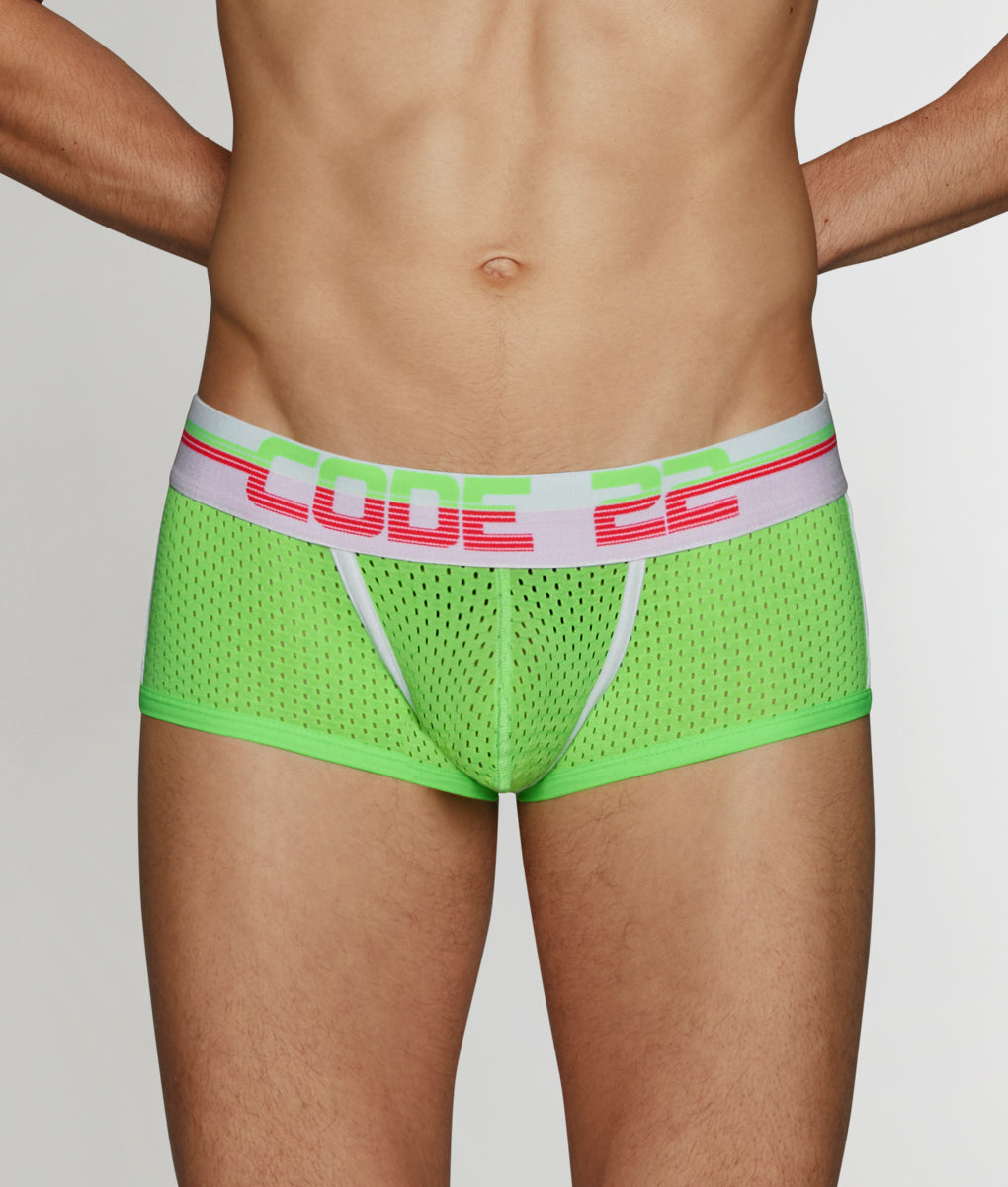 CODE 22 Neon Mesh Trunk CODE 22 Neon Mesh Trunk Lime