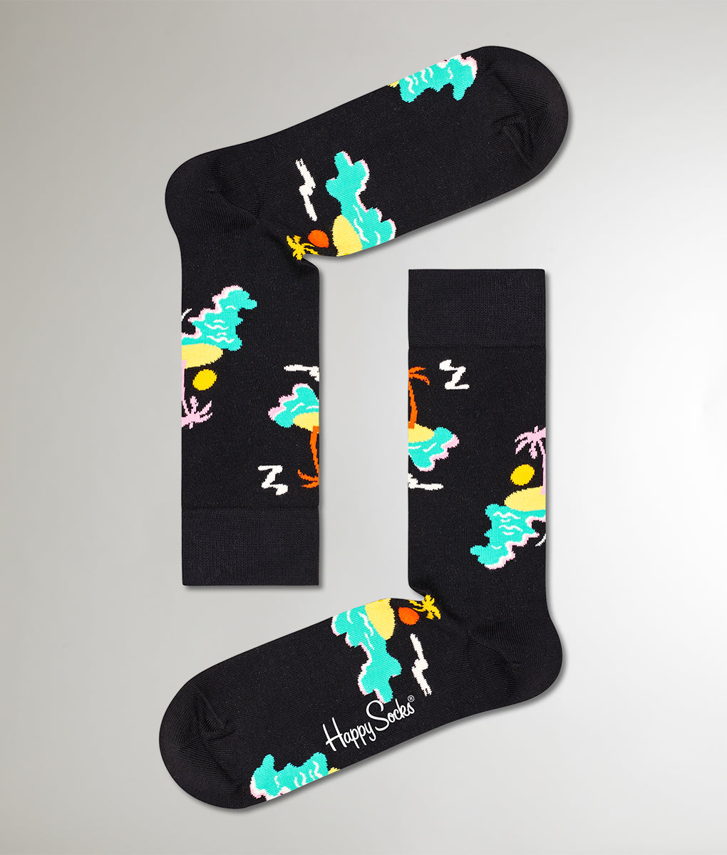 Happy Socks Island In The Sun Sock Black