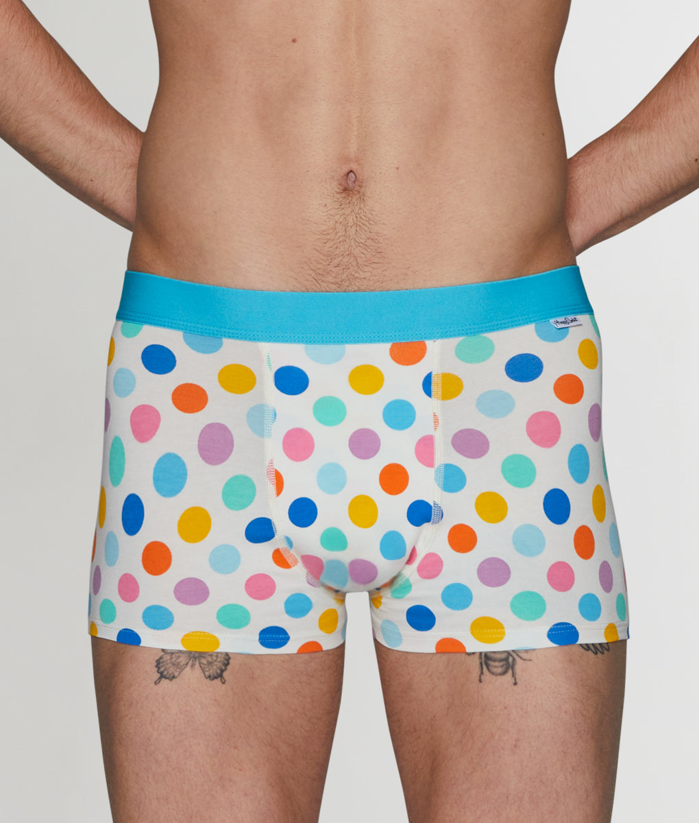 Happy Socks Big Dot Trunk Happy Socks Big Dot Trunk White-big-dot