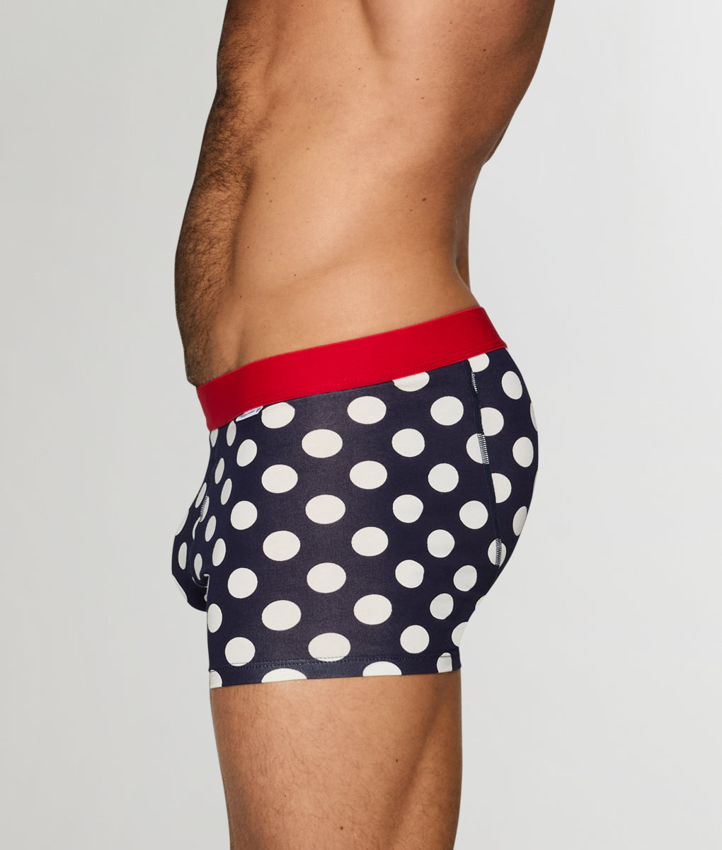 Happy Socks Big Dot Trunk Navy-big-dot