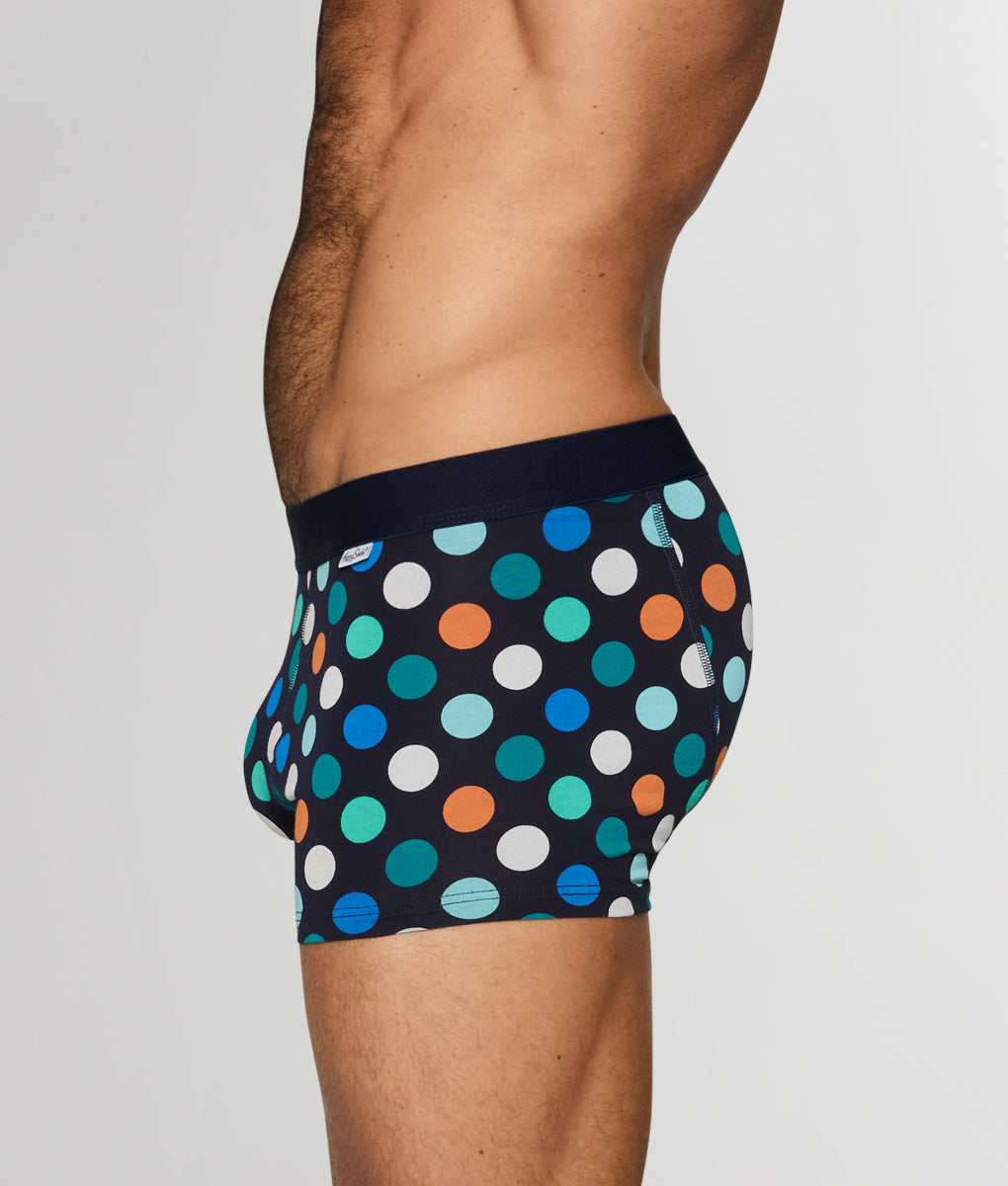 Happy Socks Big Dot Trunk Navy-big-dot