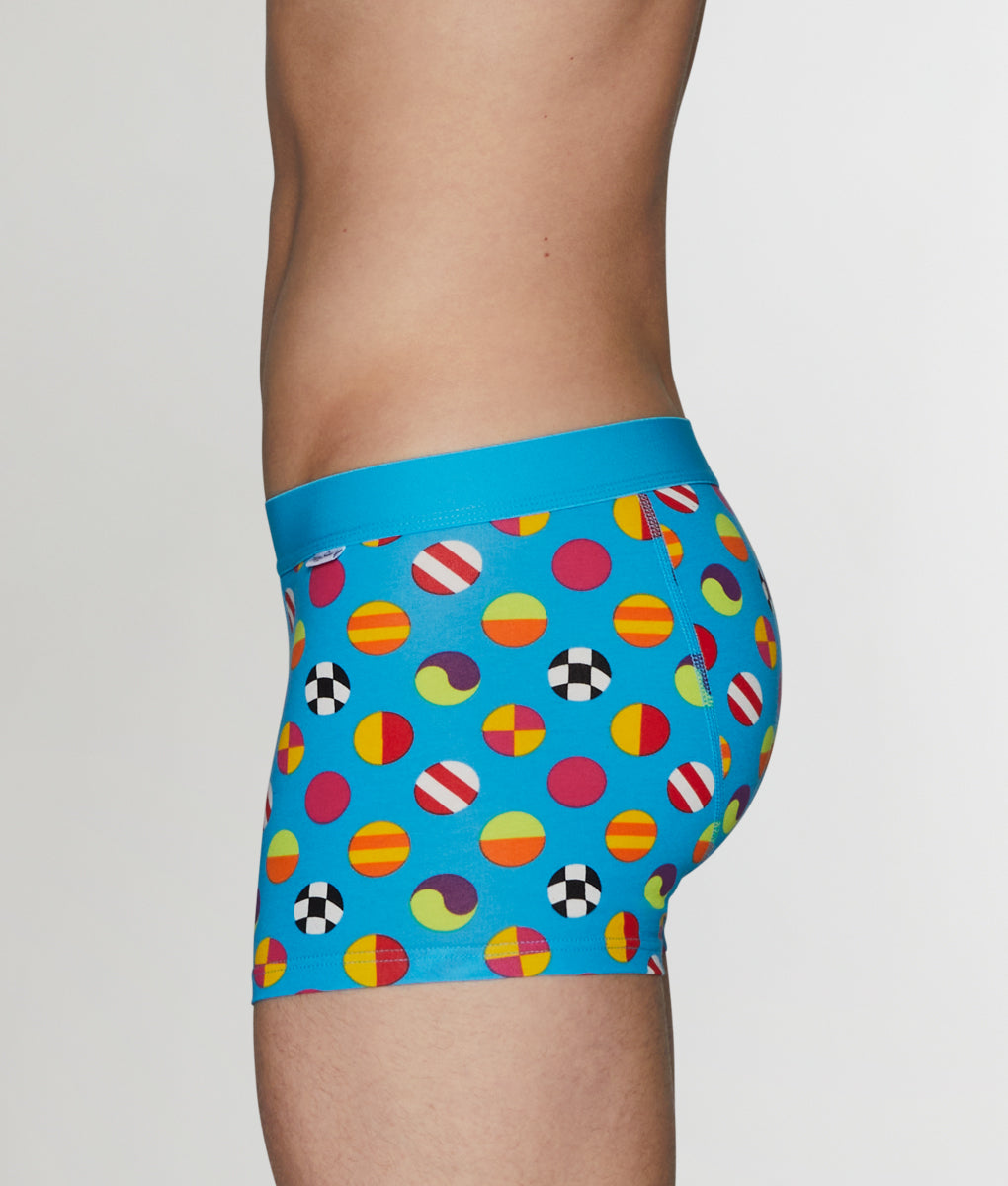 Happy Socks Clashing Dot Trunk Happy Socks Clashing Dot Trunk Blue-clashing-dot