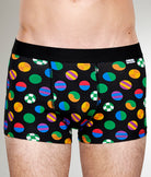 Happy Socks Clashing Dot Trunk Black-clashing-dot