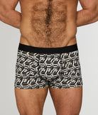 Happy Socks Hexagon Trunk Black-hexagon