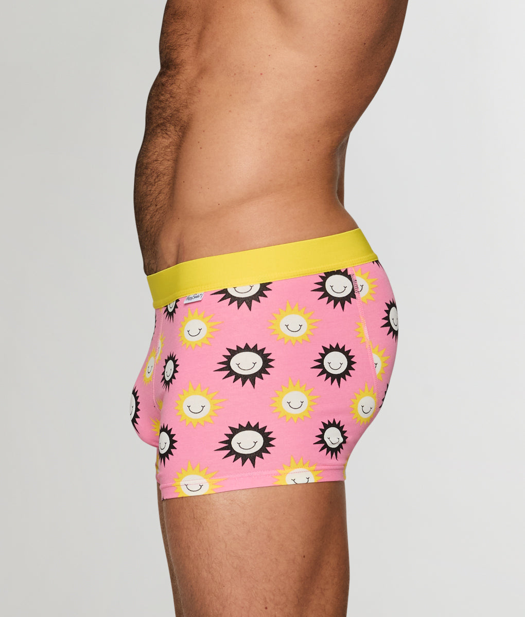 Happy Socks Sunny Smile Trunk Pink-sunny-smile