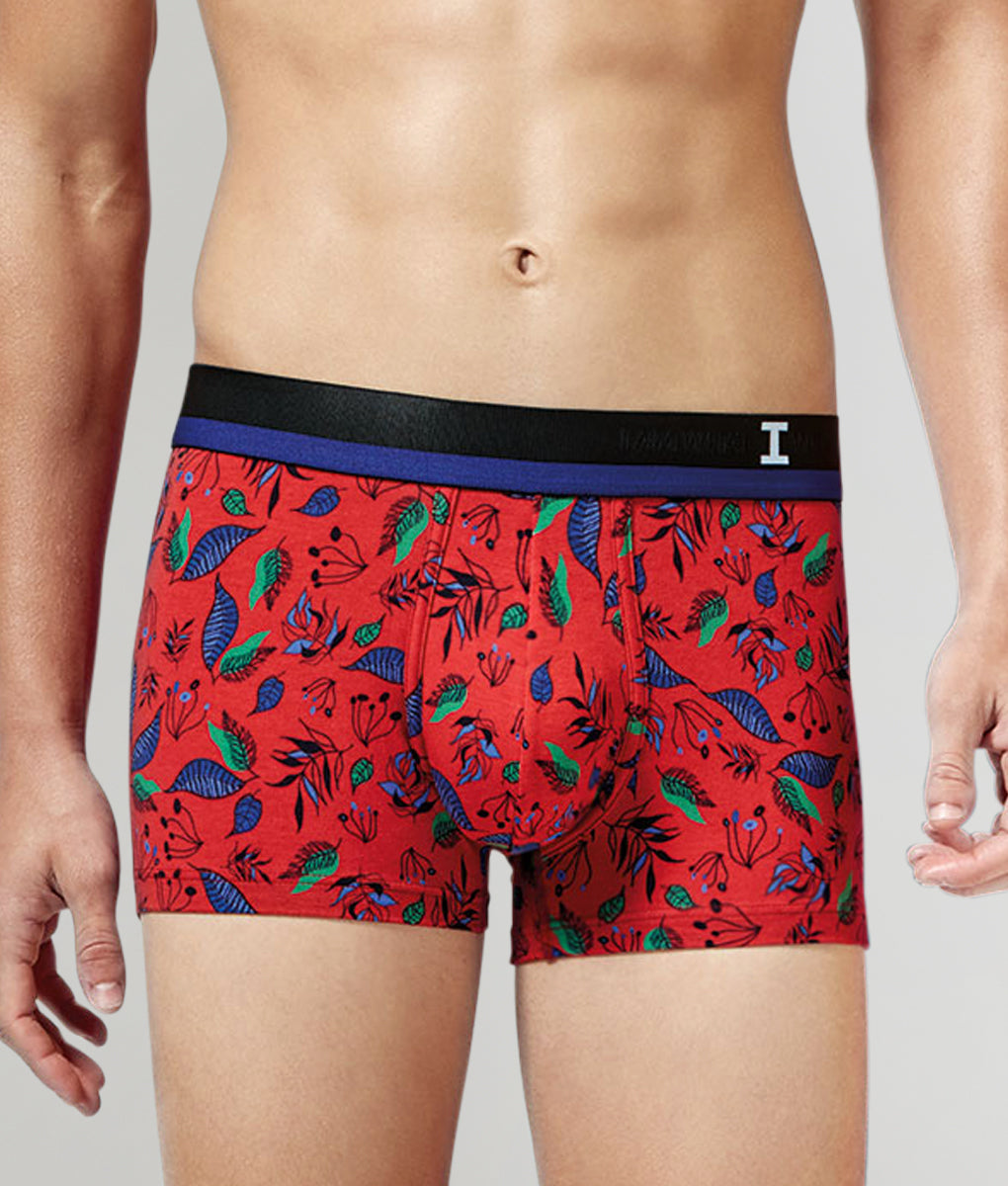 Impetus Multi Leaf Print Trunk Impetus Multi Leaf Print Trunk Red