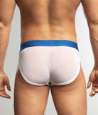 Jack Adams All Over Mesh Brief White