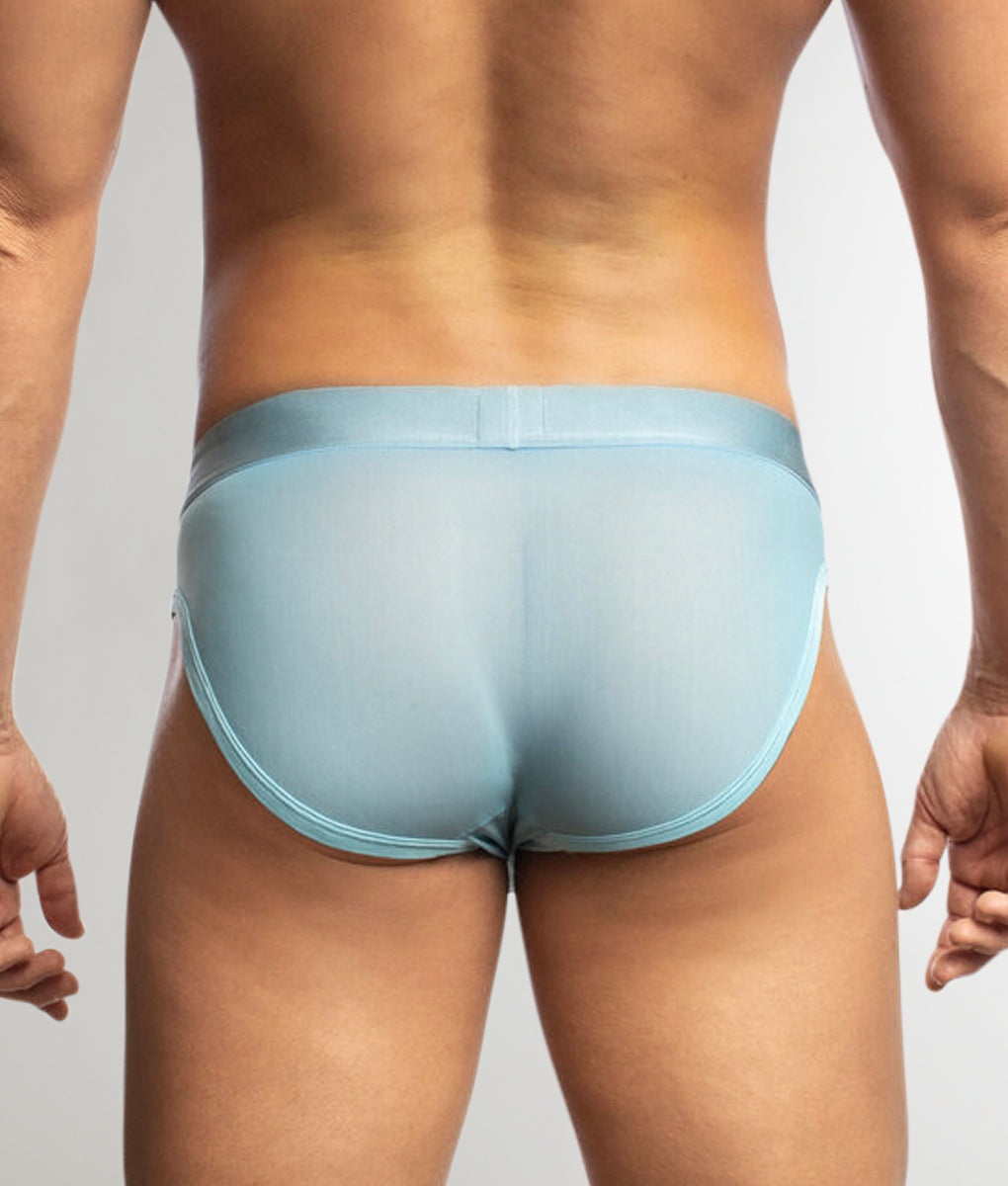 Jack Adams All Over Mesh Brief Sky-blue