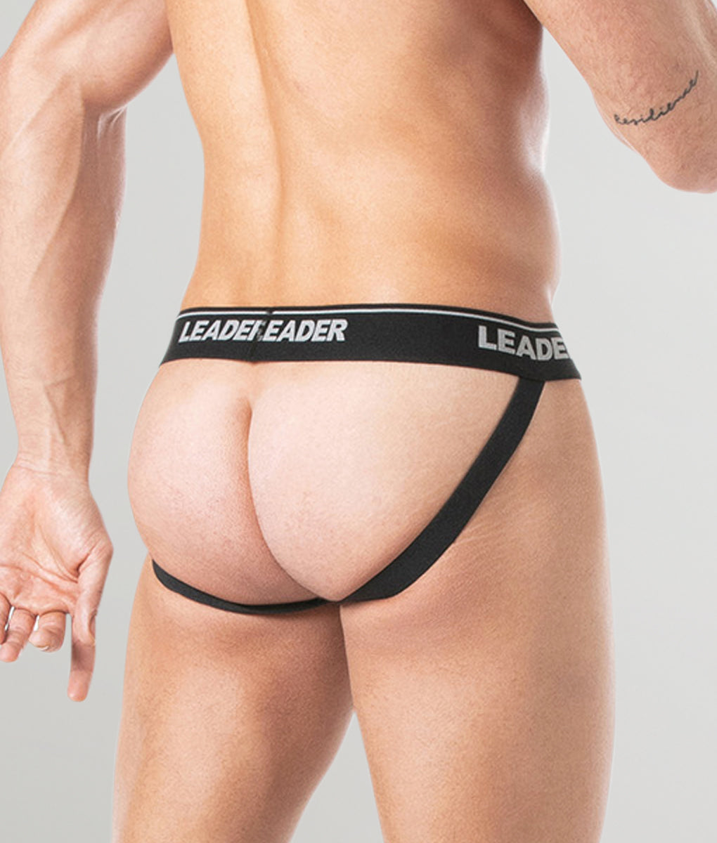 Leader Sports Jockstrap Black