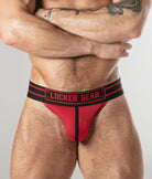 Locker Gear Sport Mesh Jockstrap Red