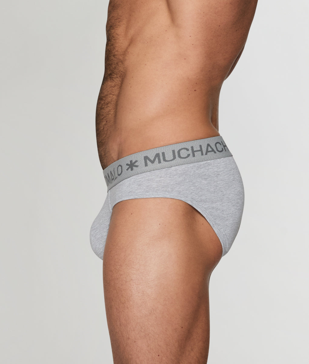 Muchachomalo Solid Brief Heather-fossil