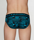 Muchachomalo Iniari Fox Brief Muchachomalo Iniari Fox Brief Print-b-teal-black