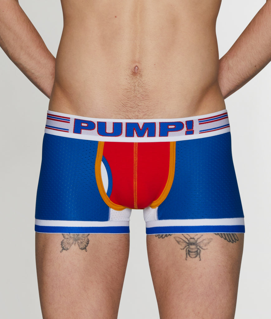 Pump! Recharge Jock (Small) Navy, Yellow, White at  Men's Clothing  store