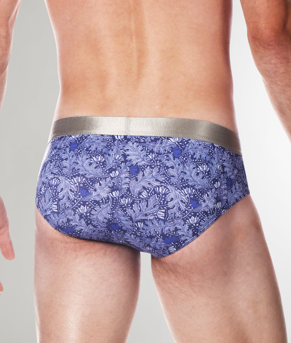 Parke & Ronen Printed Low-Rise Brief Parke & Ronen Printed Low-Rise Brief Cobalt-cassini