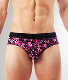 Parke & Ronen Printed Low-Rise Brief Parke & Ronen Printed Low-Rise Brief Camelia-black