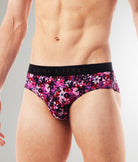 Parke & Ronen Printed Low-Rise Brief Parke & Ronen Printed Low-Rise Brief Camelia-black