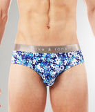 Parke & Ronen Printed Low-Rise Brief Parke & Ronen Printed Low-Rise Brief Camiela-blue