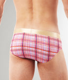 Parke & Ronen Printed Low-Rise Brief Parke & Ronen Printed Low-Rise Brief Cranberry-cape-code-plaid