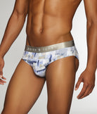 Parke & Ronen Printed Low-Rise Brief Cezanne-dusk