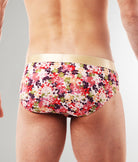 Parke & Ronen Printed Low-Rise Brief Parke & Ronen Printed Low-Rise Brief Camelia-pink